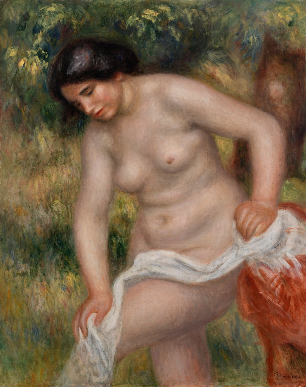 Fürdő szárítja magát alkotó: Pierre Auguste Renoir