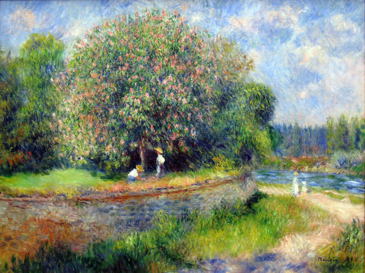 Virágzó gesztenyefa alkotó: Pierre Auguste Renoir