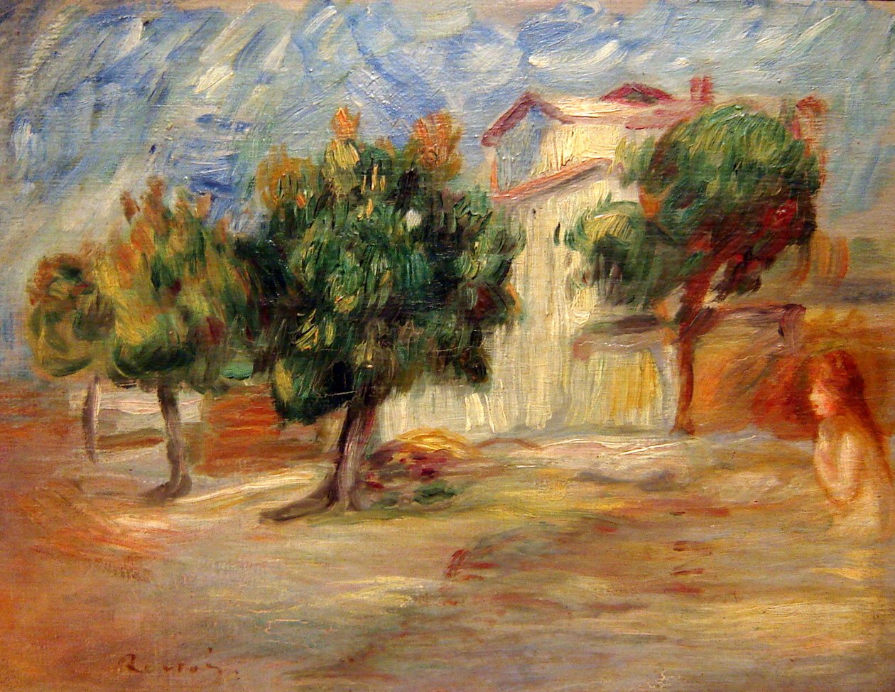 Meztelen egy tájban alkotó: Pierre Auguste Renoir