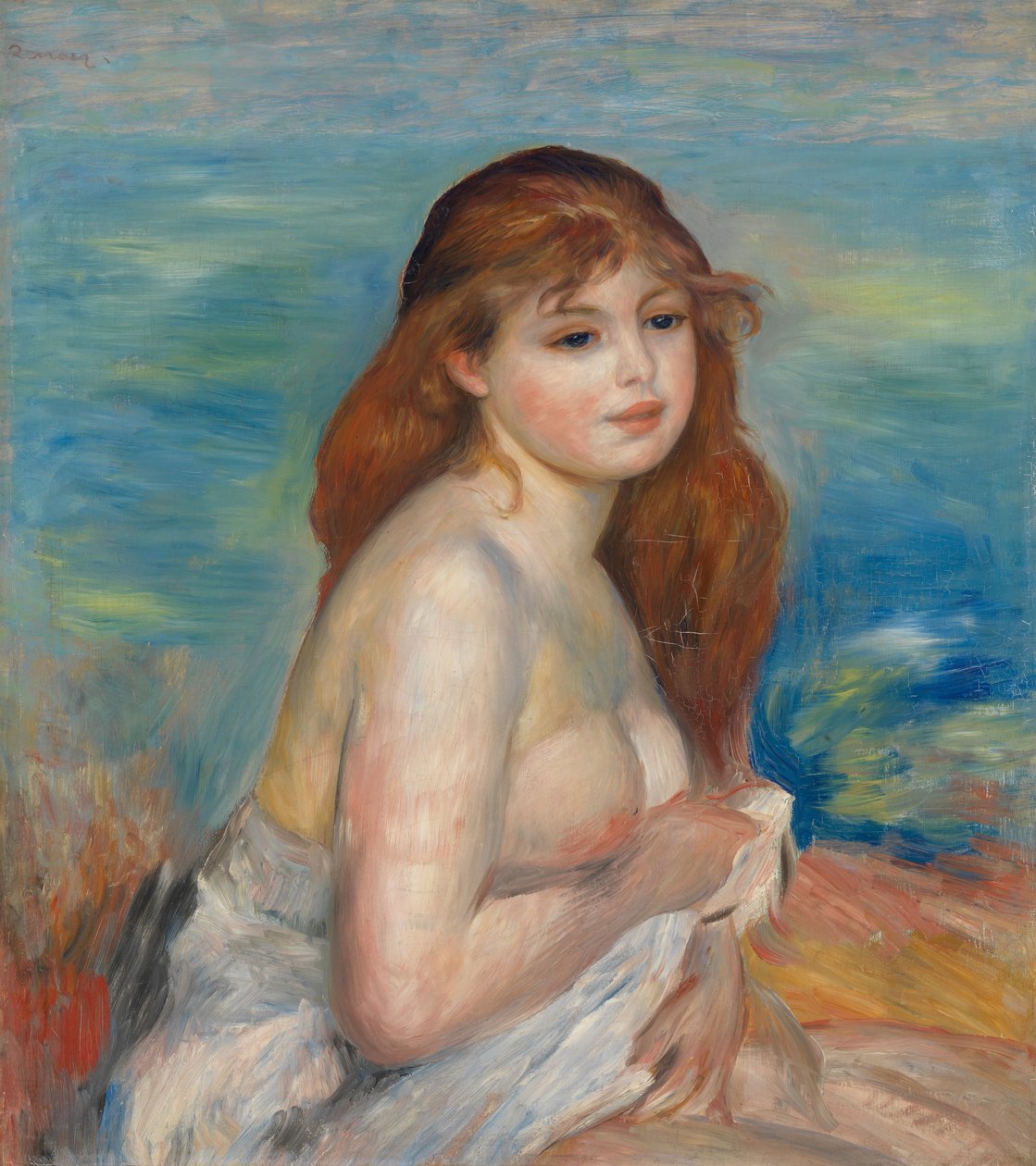 A fürdőszoba után alkotó: Pierre Auguste Renoir