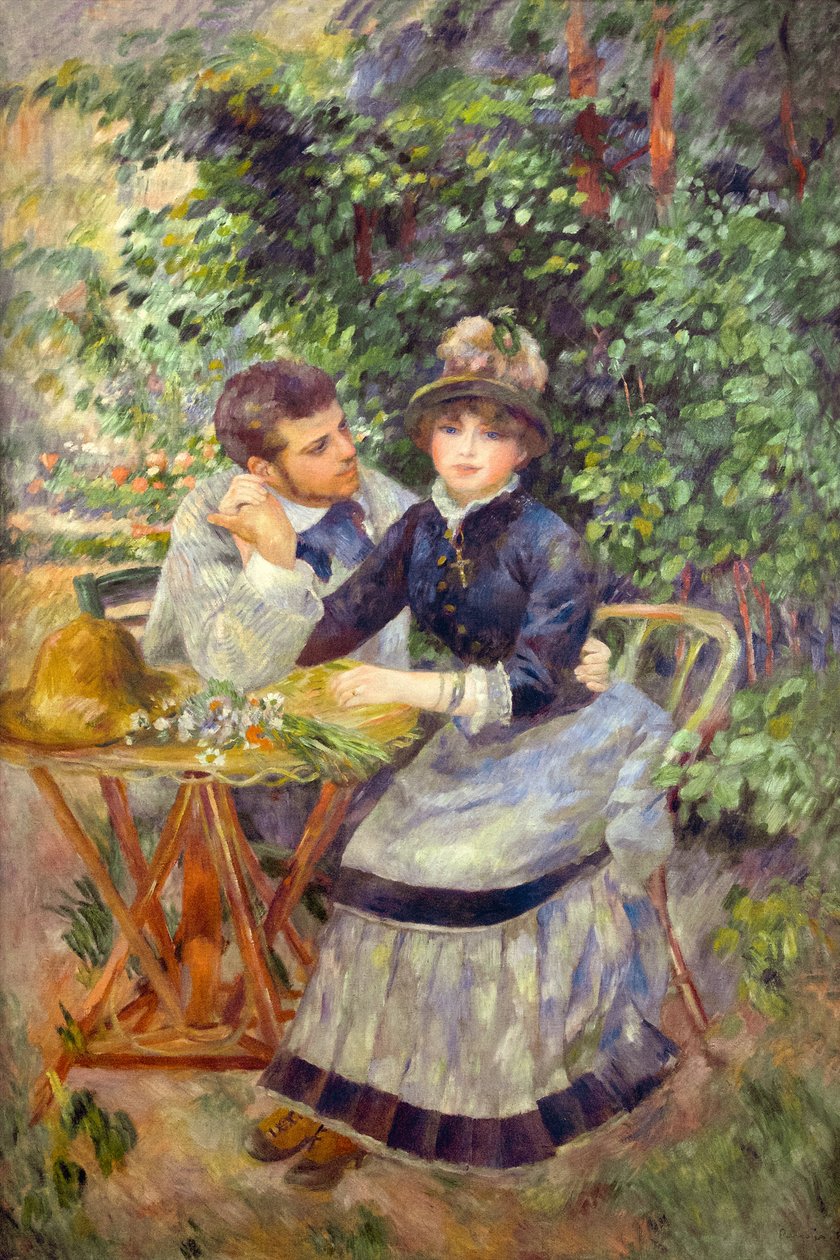 A kertben, 1885 alkotó: Pierre Auguste Renoir
