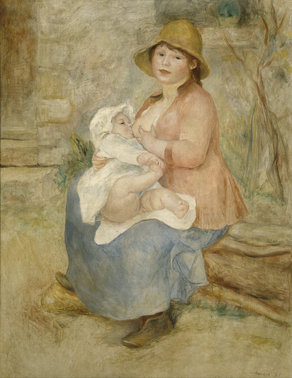 Anyaság alkotó: Pierre Auguste Renoir
