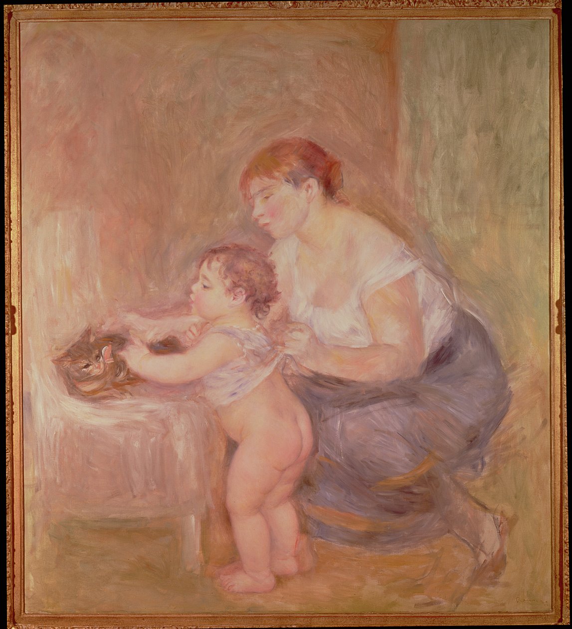 Anya és gyermek alkotó: Pierre Auguste Renoir
