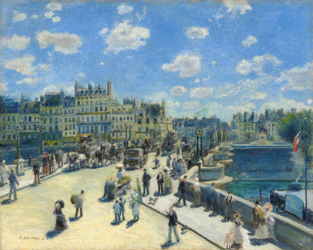 Pont Neuf, Párizs alkotó: Pierre Auguste Renoir