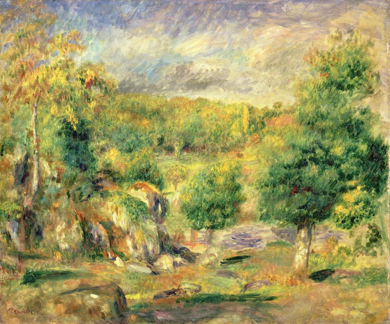 Pont-Aven, 1892 alkotó: Pierre Auguste Renoir