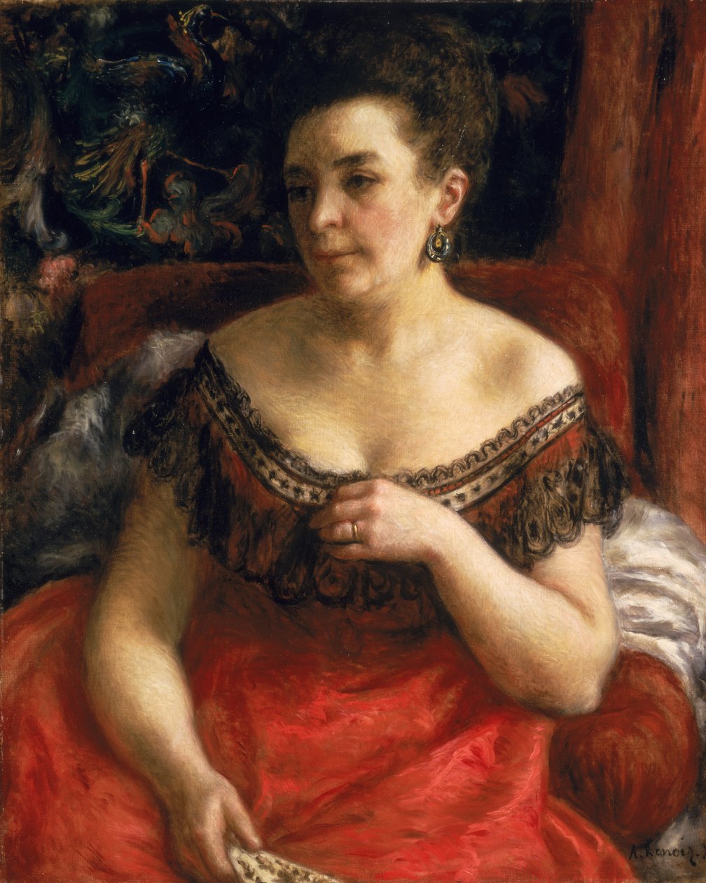 Blanche Marie Renoir (született Blanc) portréja, 1870 alkotó: Pierre Auguste Renoir