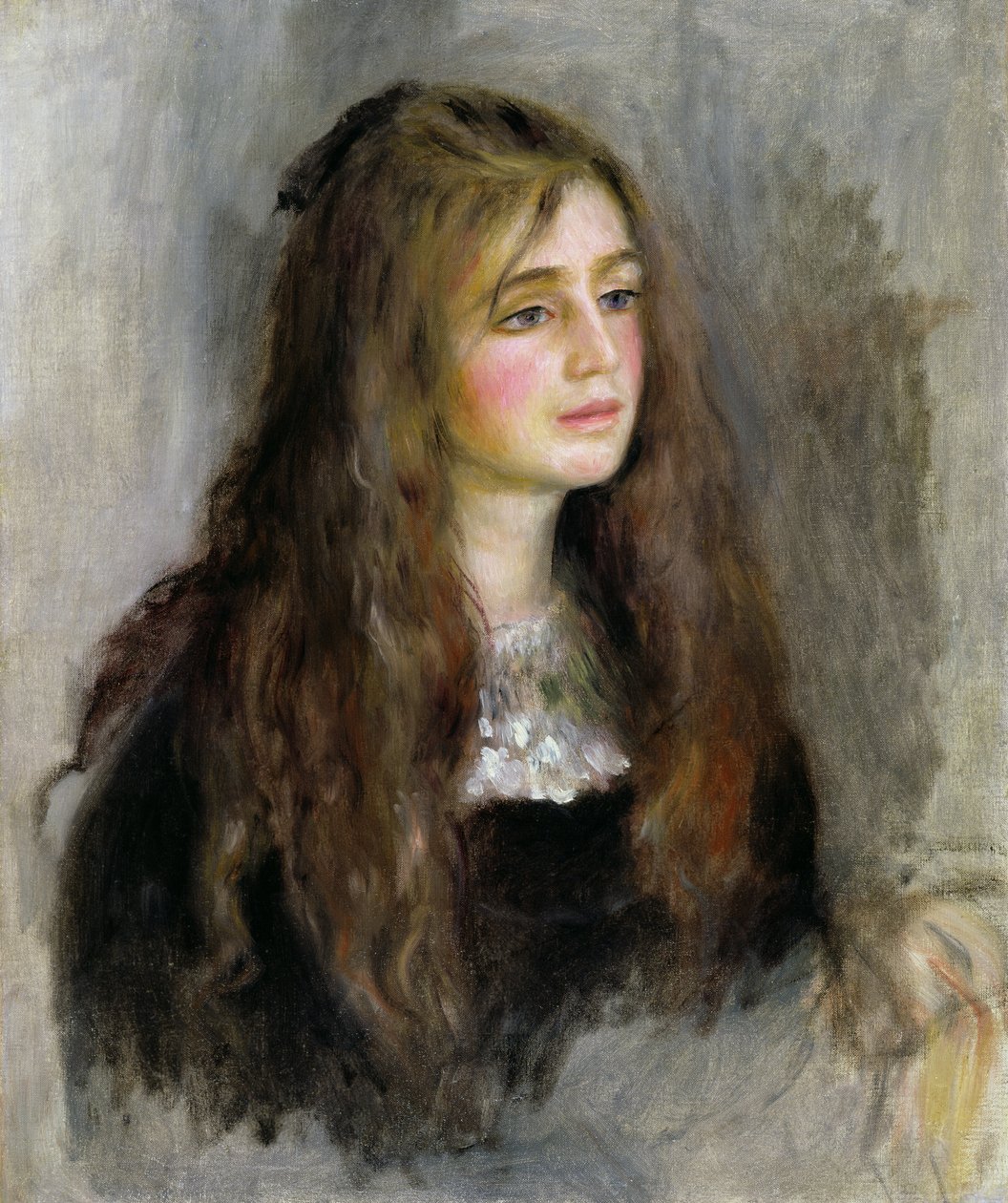 Julie Manet (1878-1966) portréja 1894 alkotó: Pierre Auguste Renoir