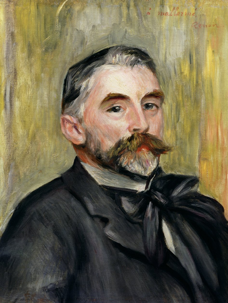 Stephane Mallarme (1842-98) portréja 1892 alkotó: Pierre Auguste Renoir