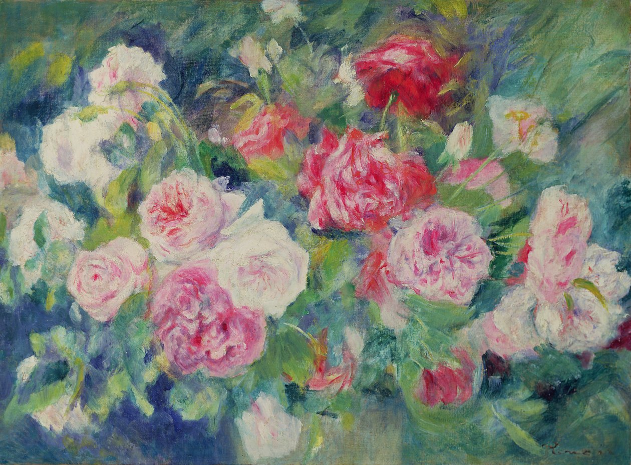 Rózsák, 1885 körül alkotó: Pierre Auguste Renoir