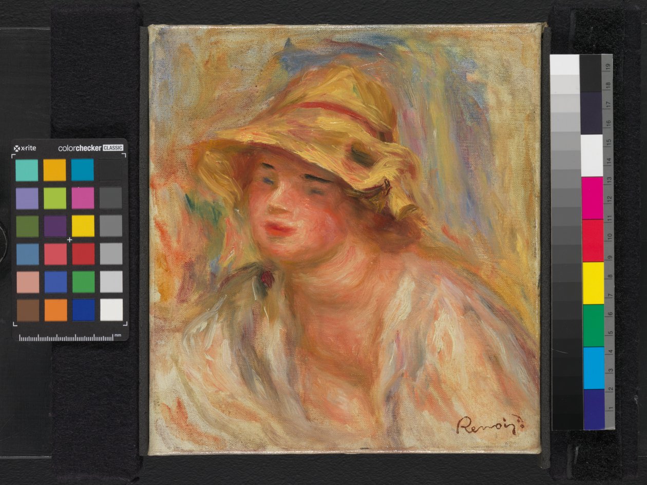 Tanulmány egy lányról, 1918-1919 körül alkotó: Pierre Auguste Renoir