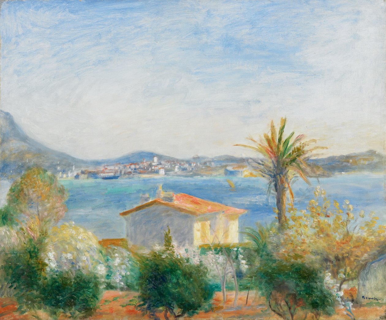 Tamaris, Franciaország, 1885 körül alkotó: Pierre Auguste Renoir