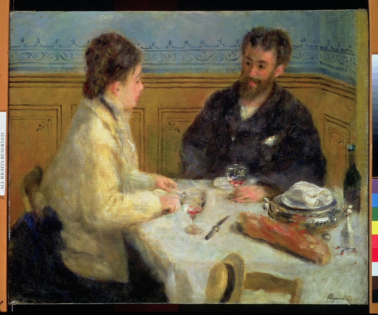 Az ebéd, 1879 körül alkotó: Pierre Auguste Renoir