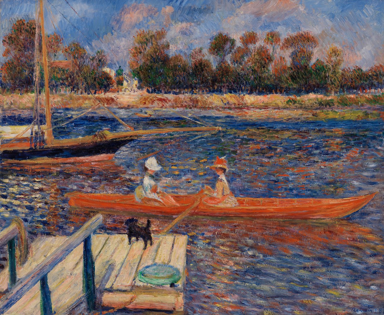 A Szajna Argenteuilben alkotó: Pierre Auguste Renoir