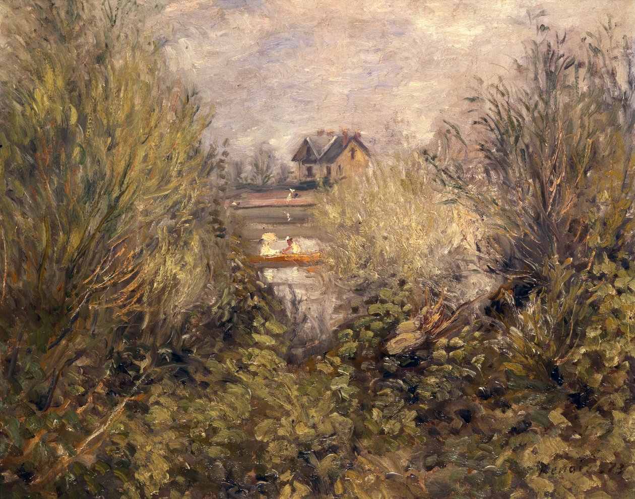 A Szajna Argenteuil-ban, 1873 alkotó: Pierre Auguste Renoir