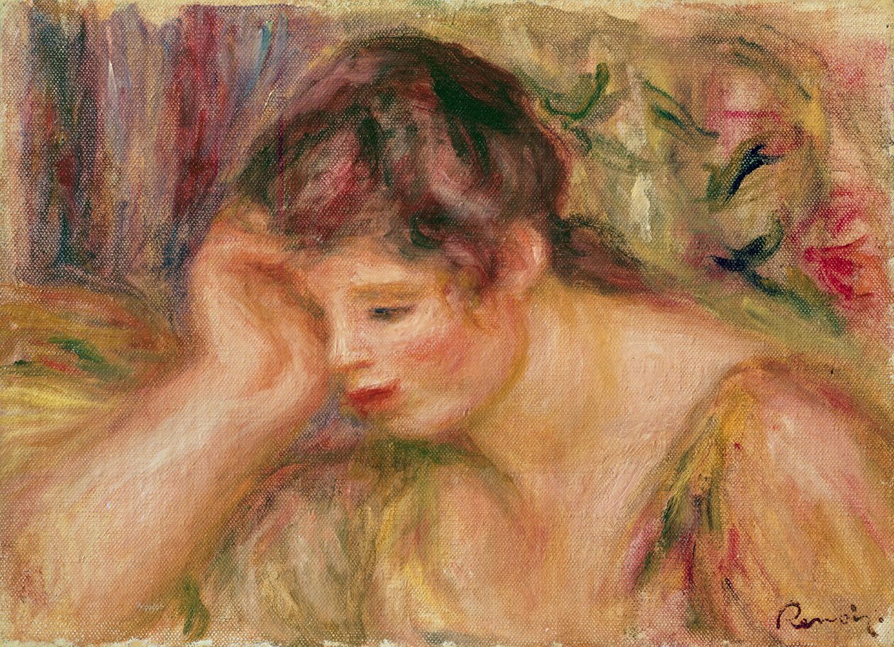 Hajló nő, 1917 körül alkotó: Pierre Auguste Renoir