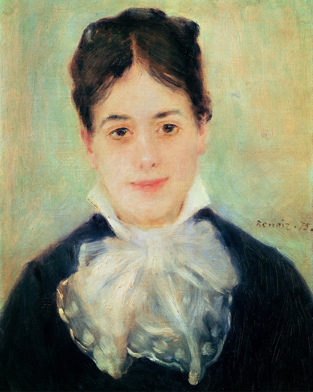 Mosolygó nő, 1875 alkotó: Pierre Auguste Renoir