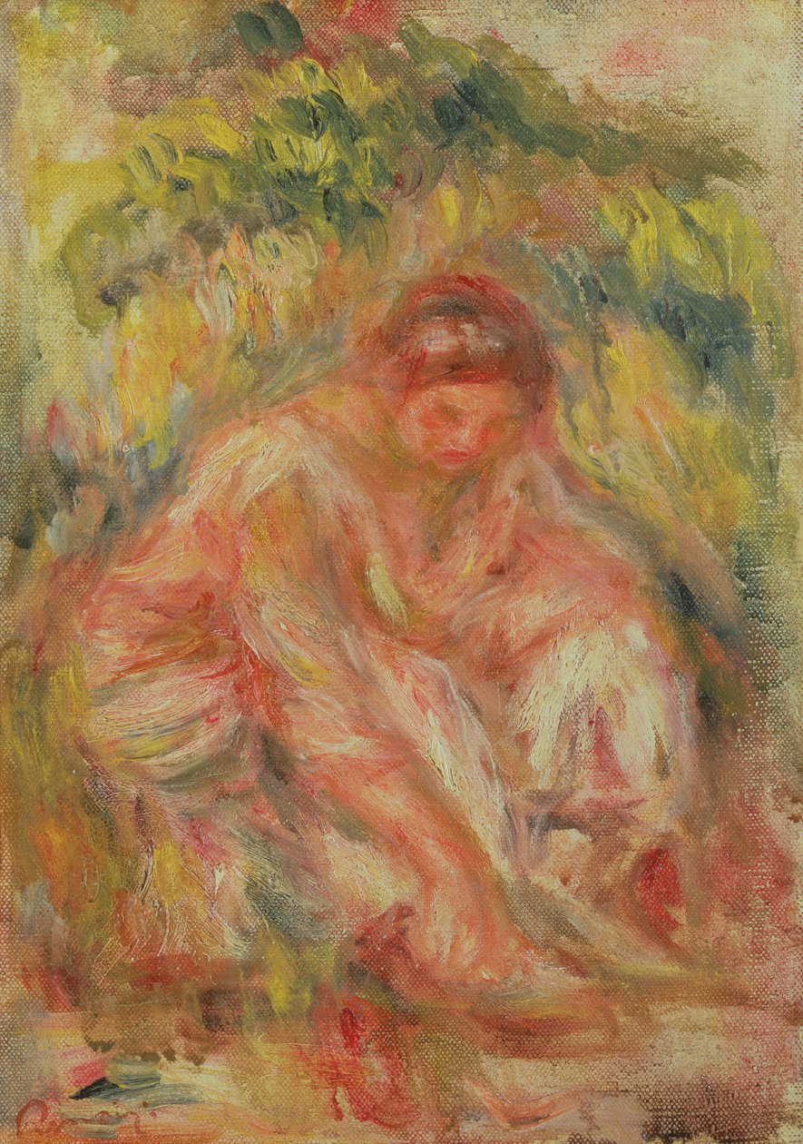 Nyugodt nő a tájban, 1916 alkotó: Pierre Auguste Renoir