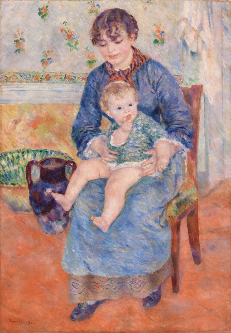 Fiatal anya alkotó: Pierre Auguste Renoir