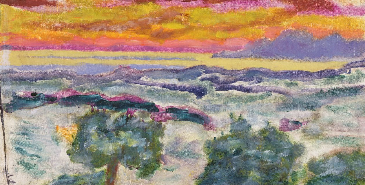 Naplemente, 1939 alkotó: Pierre Bonnard