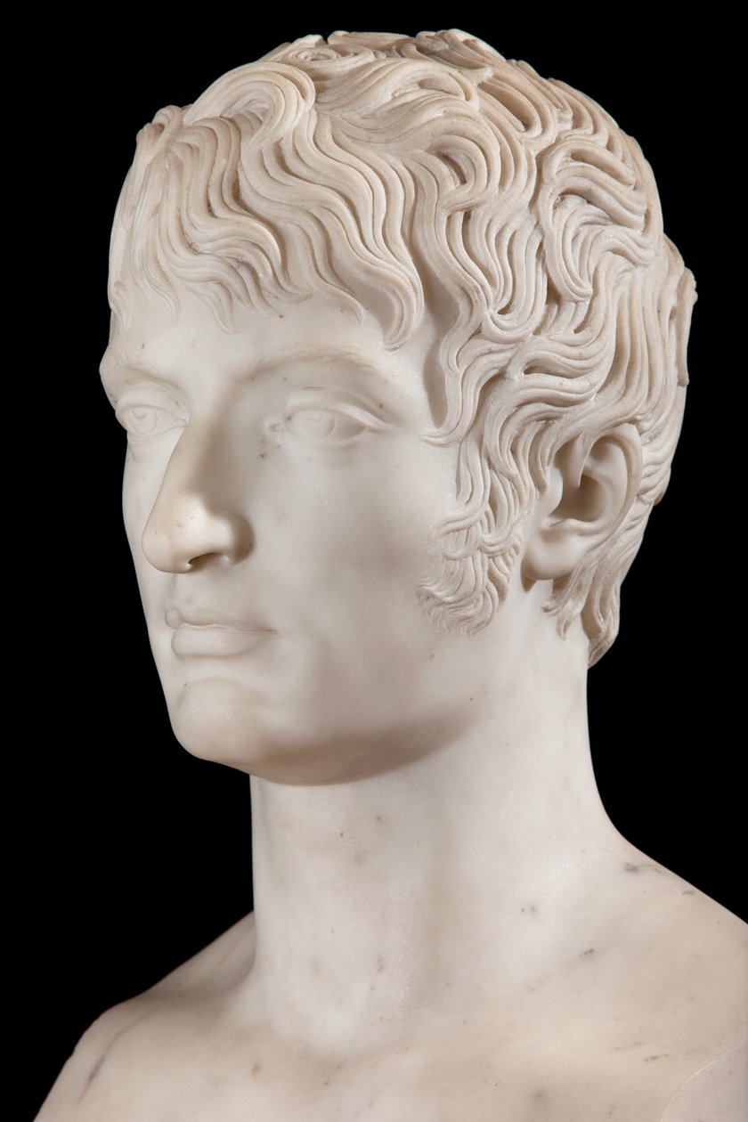 Louis Bonaparte mellszobra (márvány) (részlet) (lásd még: 698741) alkotó: Pierre Cartellier
