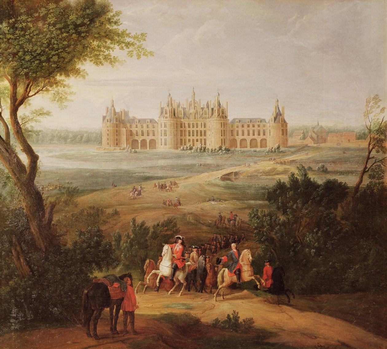 Chateau de Chambord, 1722 alkotó: Pierre Denis Martin