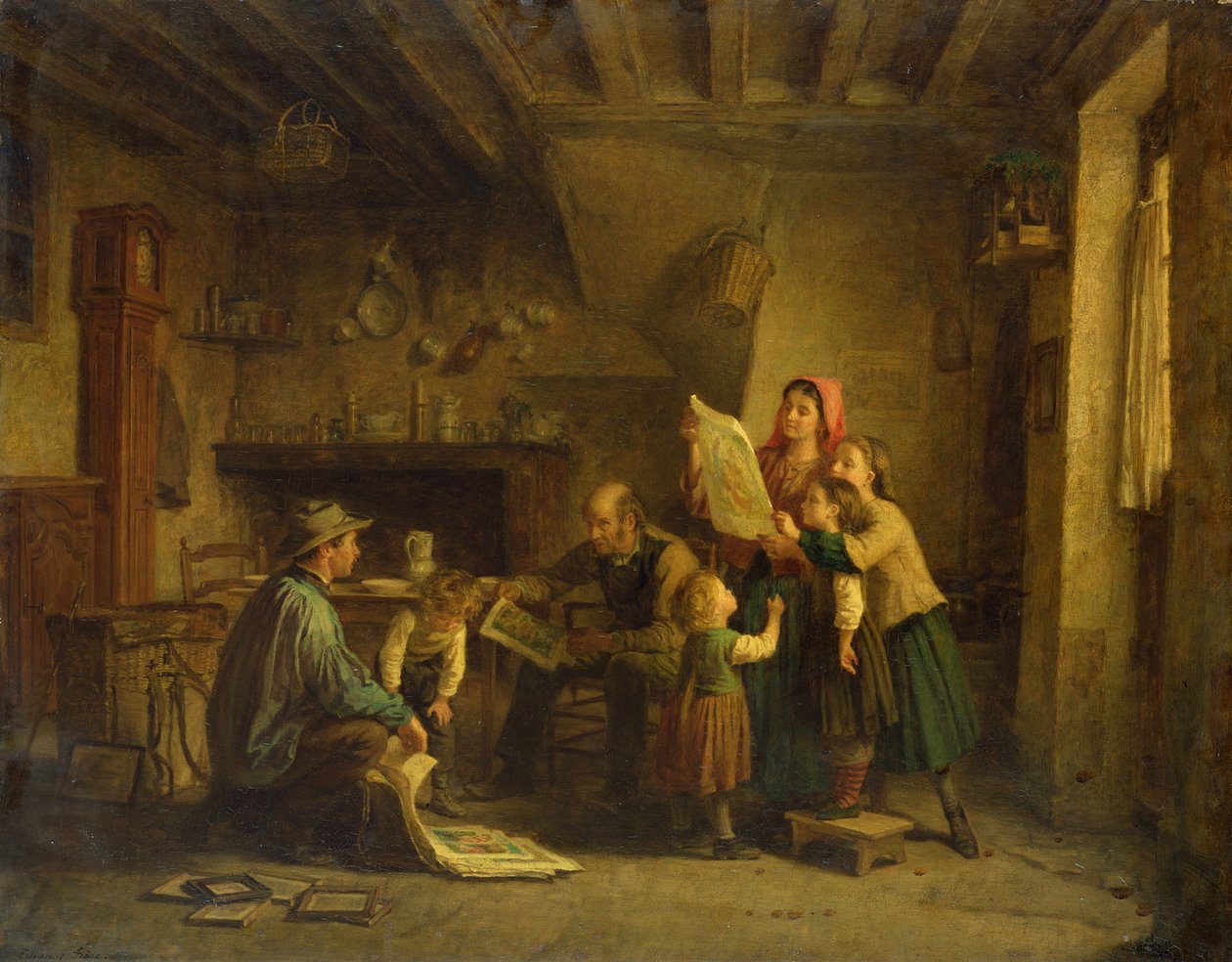 A műkereskedő alkotó: Pierre Edouard Frere