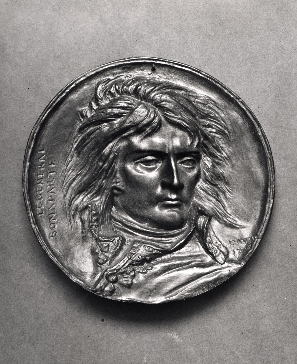 Bonaparte tábornok (1769-1821) portrééra 1830 körül (bronz) alkotó: Pierre Jean David d