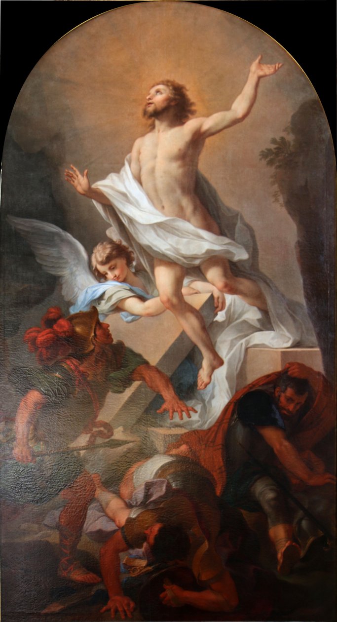 Krisztus feltámadása alkotó: Pierre Parrocel