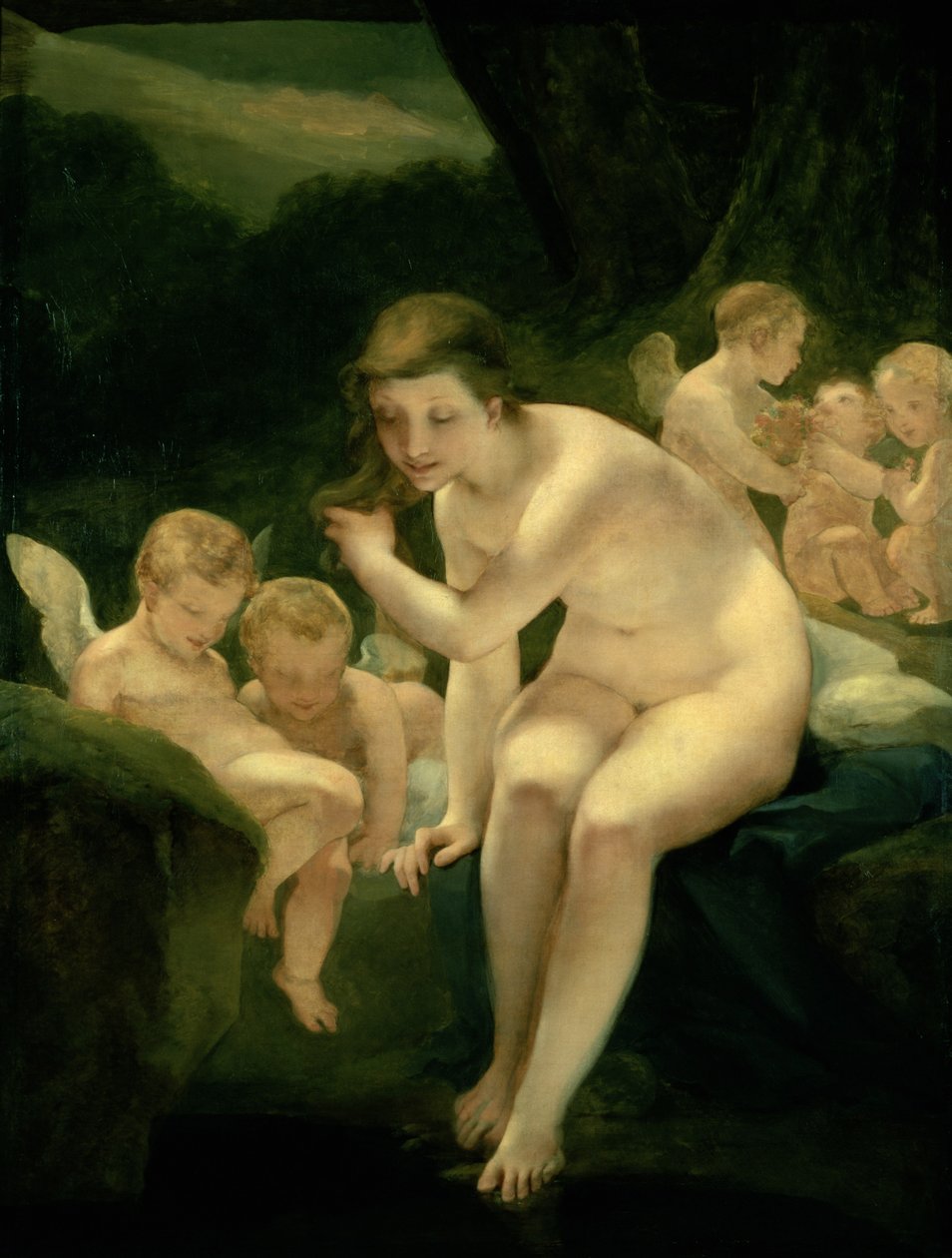 Vénuszfürdő vagy ártatlanság alkotó: Pierre Paul Prudhon