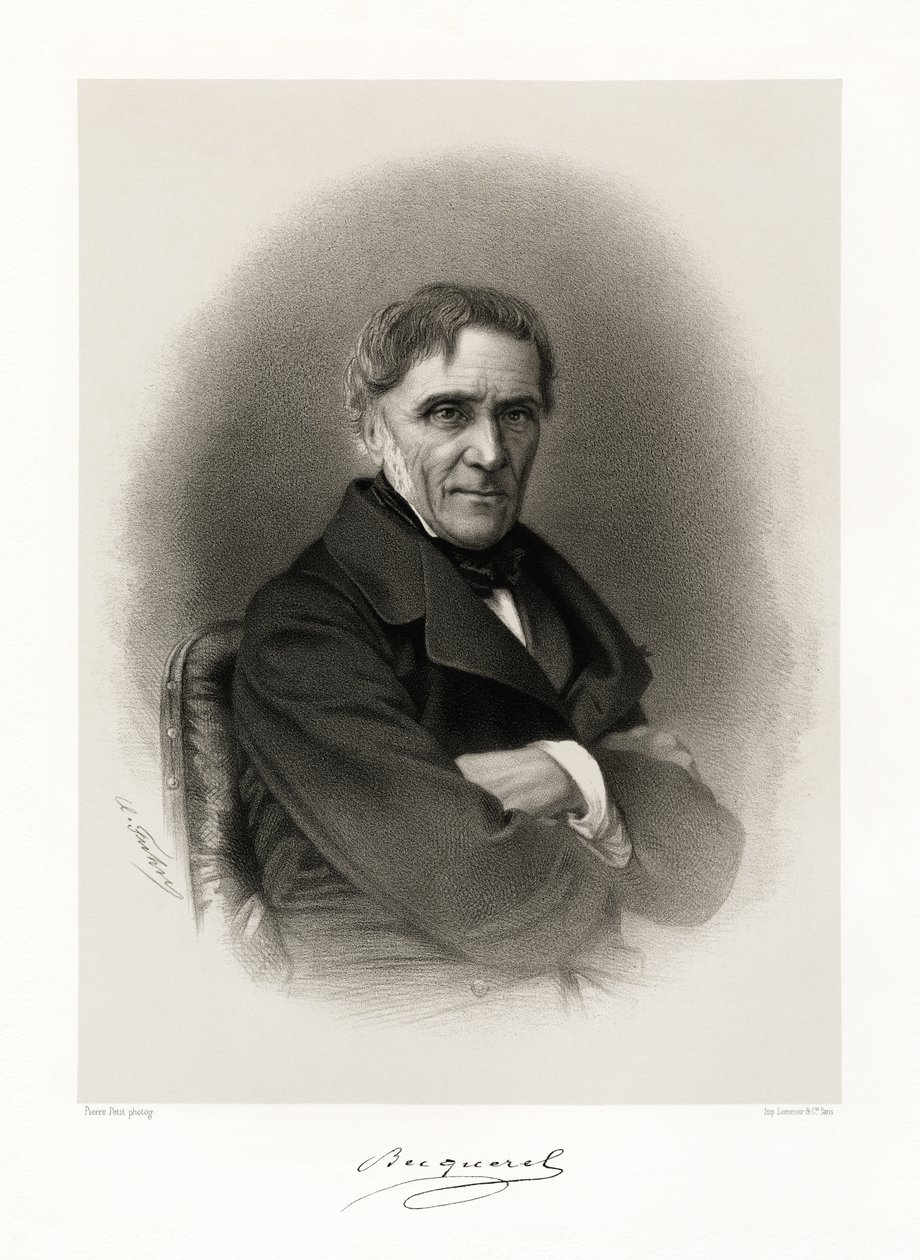 Antoine César Becquerel, 1865-66 alkotó: Pierre Petit