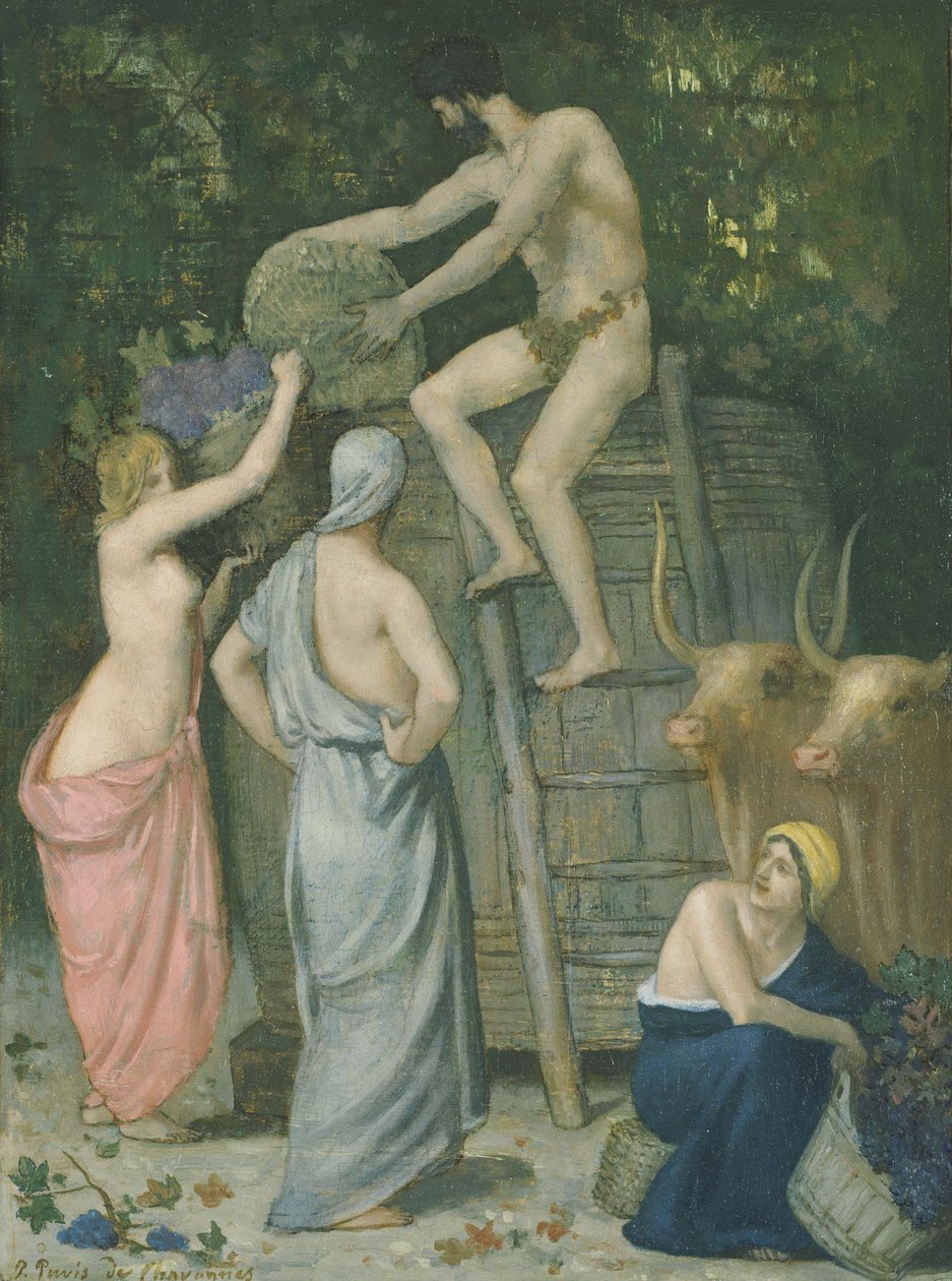 A borsajtó alkotó: Pierre Puvis de Chavannes