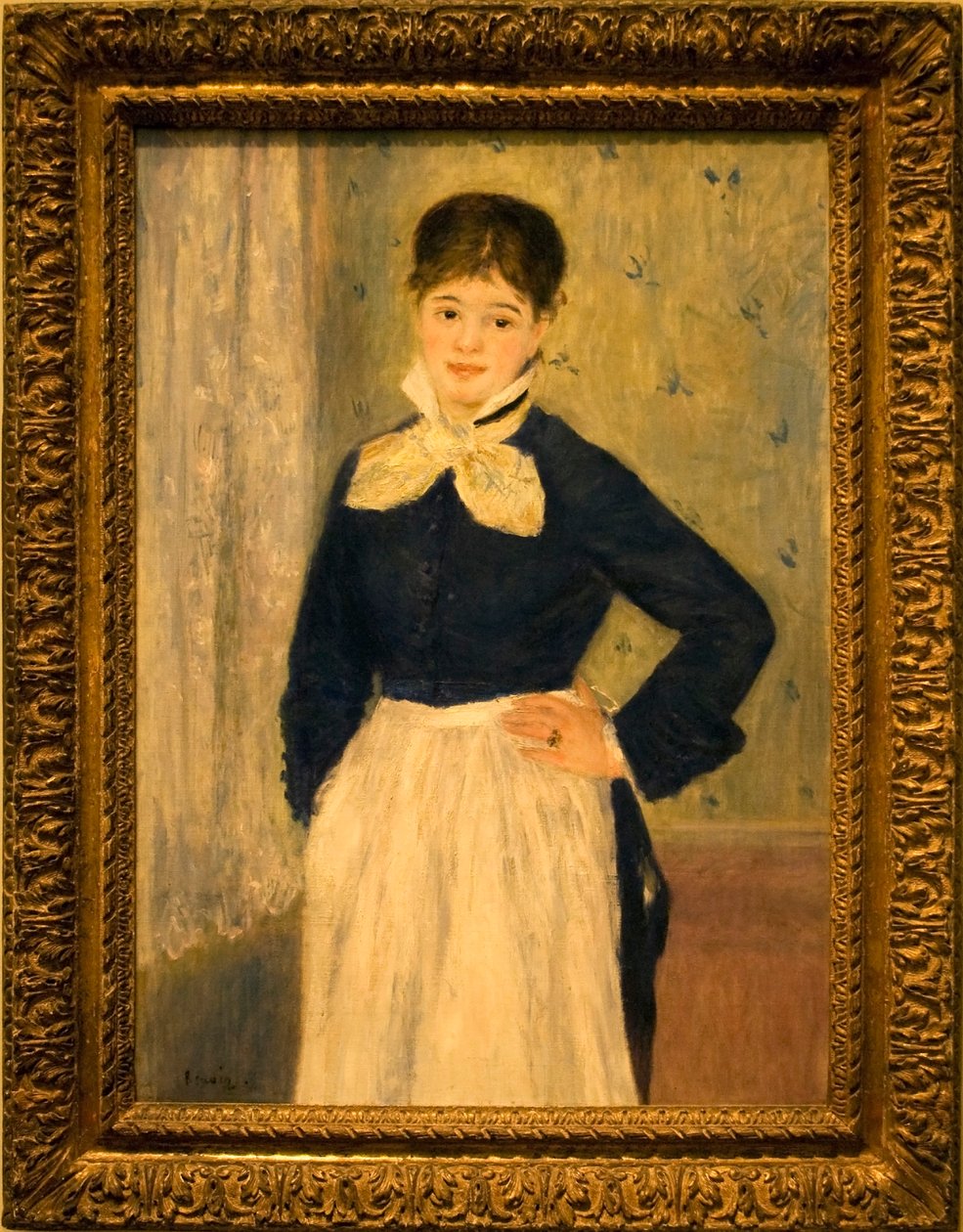 A pincérnő a Duvals étteremben. alkotó: Pierre Auguste Renoir