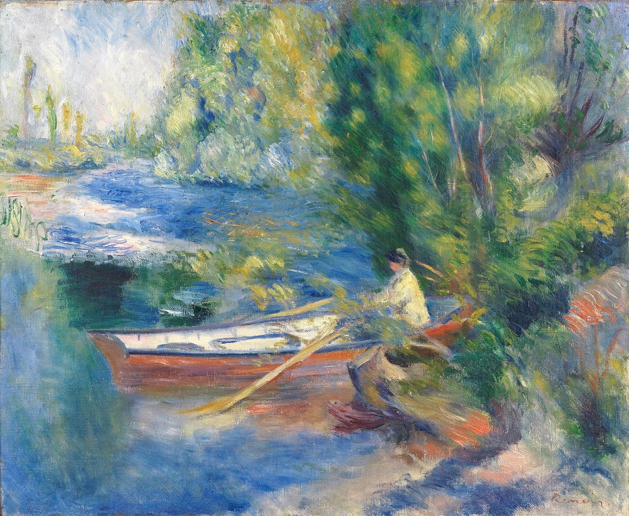 Az Eaun szélén alkotó: Pierre Auguste Renoir