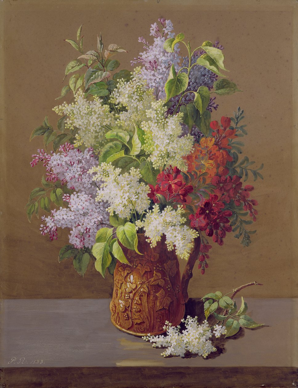 Orgona váza alkotó: Pierre Joseph Redouté