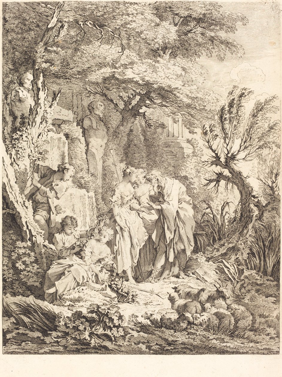 A jó kaland, 1738. alkotó: Pierre Alexandre Aveline