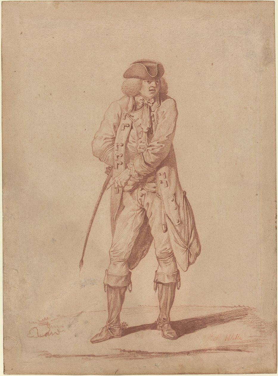 Úriember lovaglással alkotó: Pierre Alexandre Wille