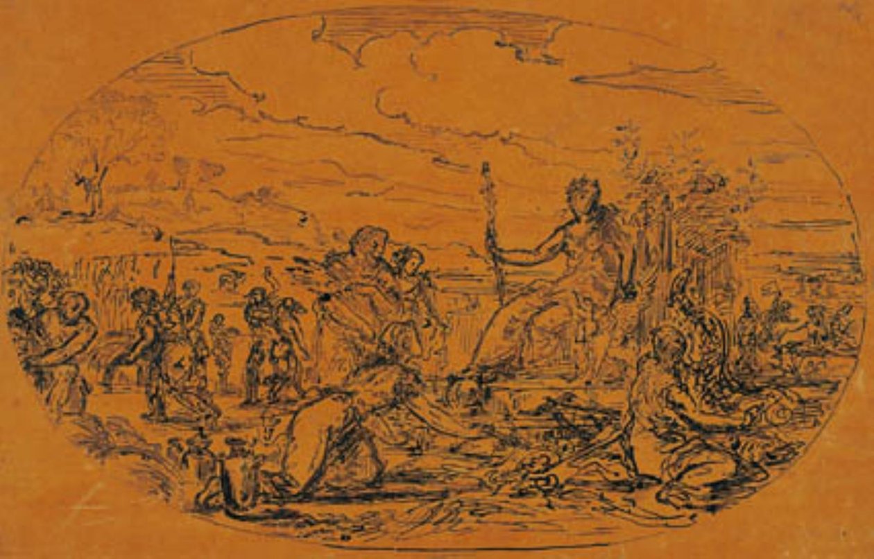 Tisztelet Ceres előtt alkotó: Pierre Andrieu