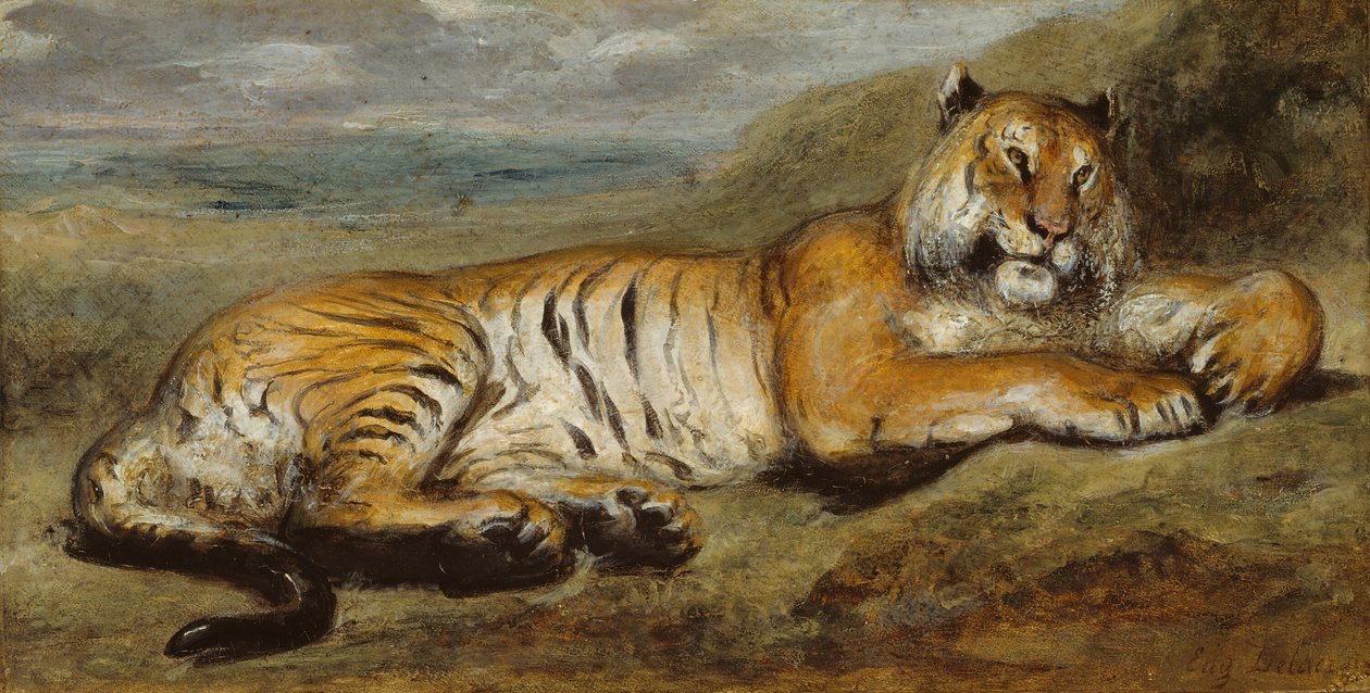 Tigrispihenő, c. 1830. alkotó: Pierre Andrieu