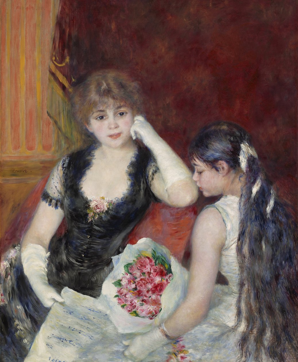 Egy doboz a színházban alkotó: Pierre Auguste Renoir