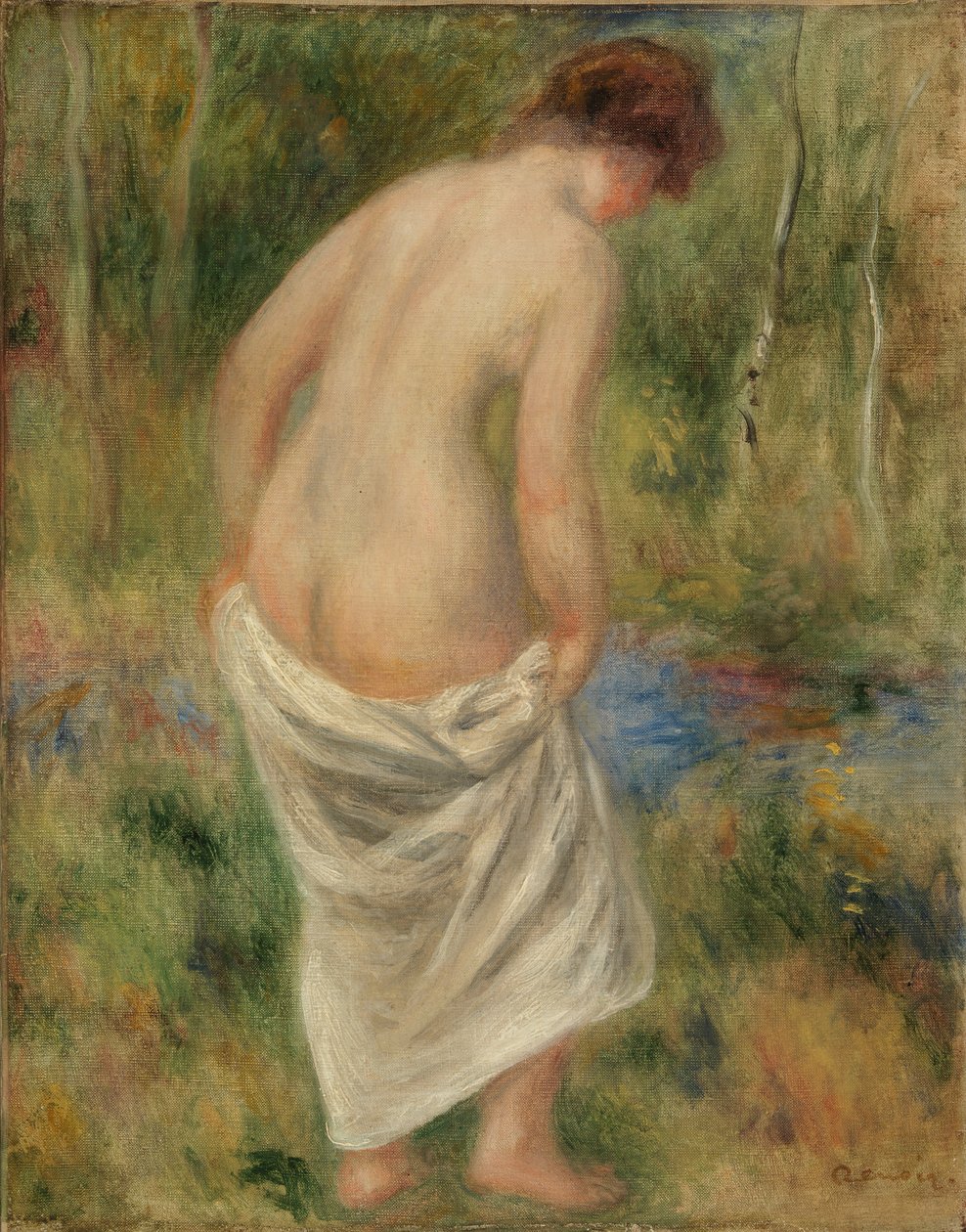 A fürdő után alkotó: Pierre Auguste Renoir