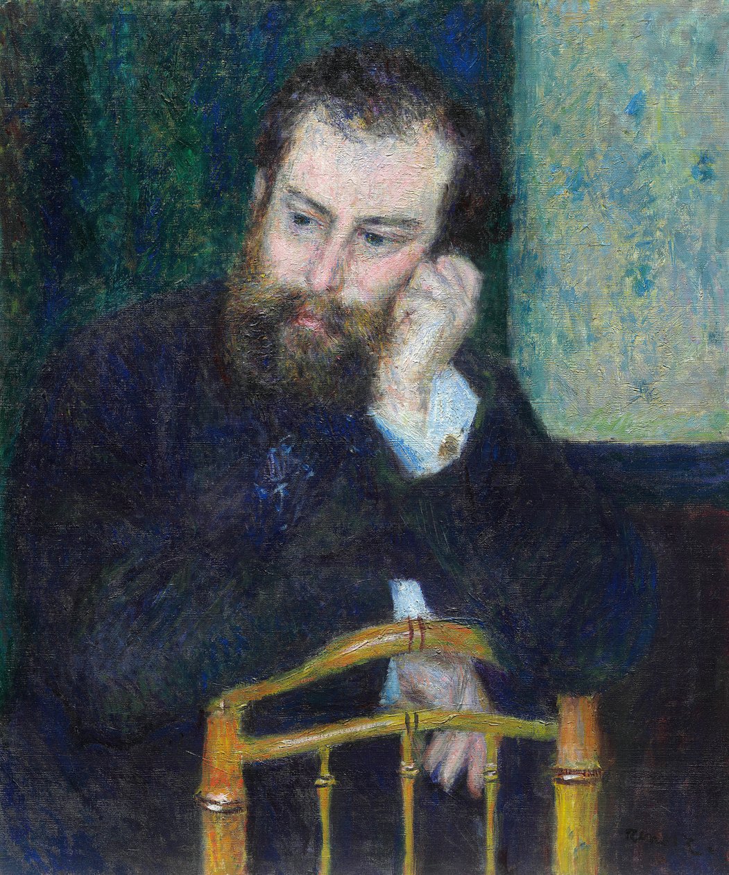 Alfred Sisley, 1876. alkotó: Pierre Auguste Renoir