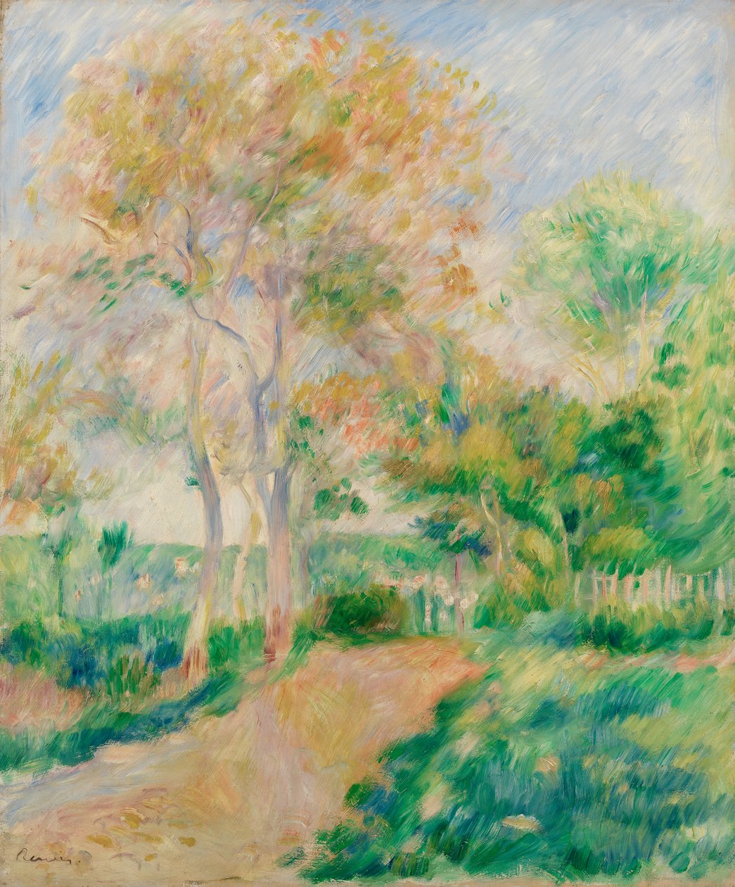 Őszi táj alkotó: Pierre Auguste Renoir