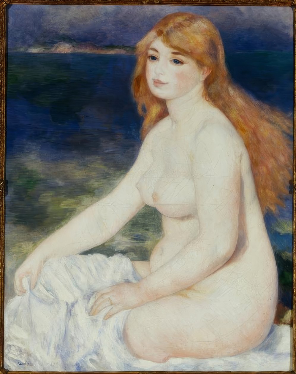 Baigneuse szőke alkotó: Pierre Auguste Renoir
