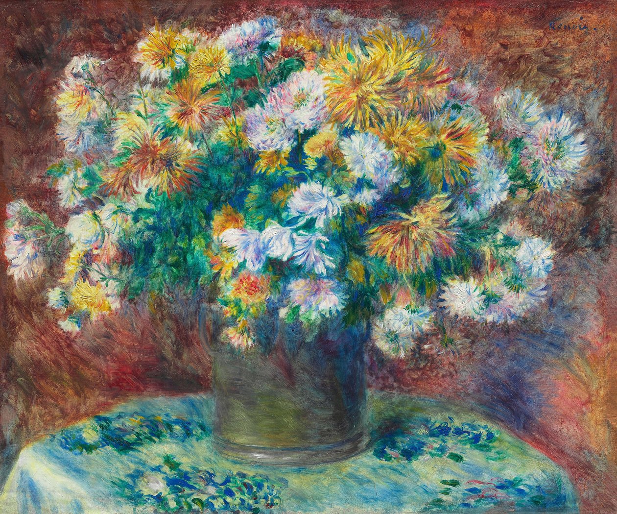 Krizantém alkotó: Pierre Auguste Renoir
