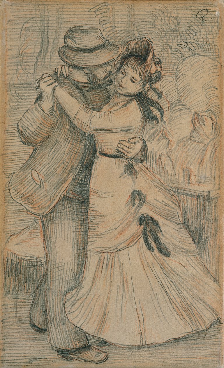Vidéki tánc, 1883 alkotó: Pierre Auguste Renoir