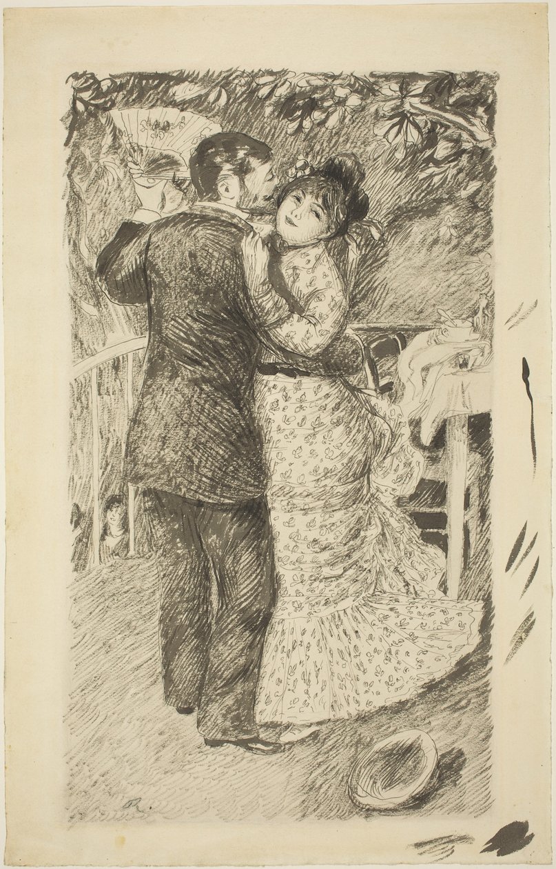 Tánc a vidéken, 1883. alkotó: Pierre Auguste Renoir