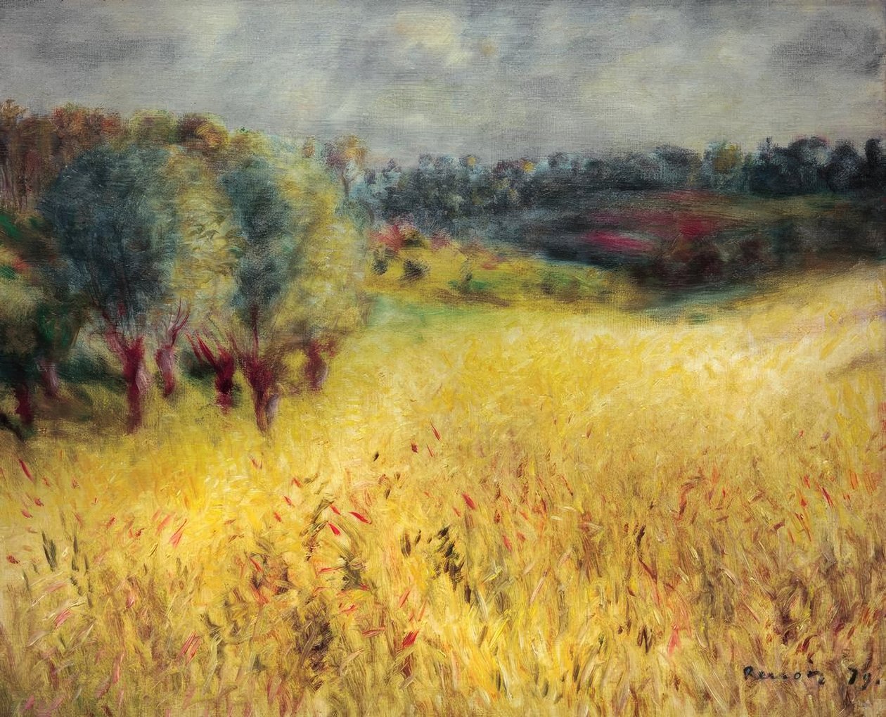 A kukoricatábla alkotó: Pierre Auguste Renoir