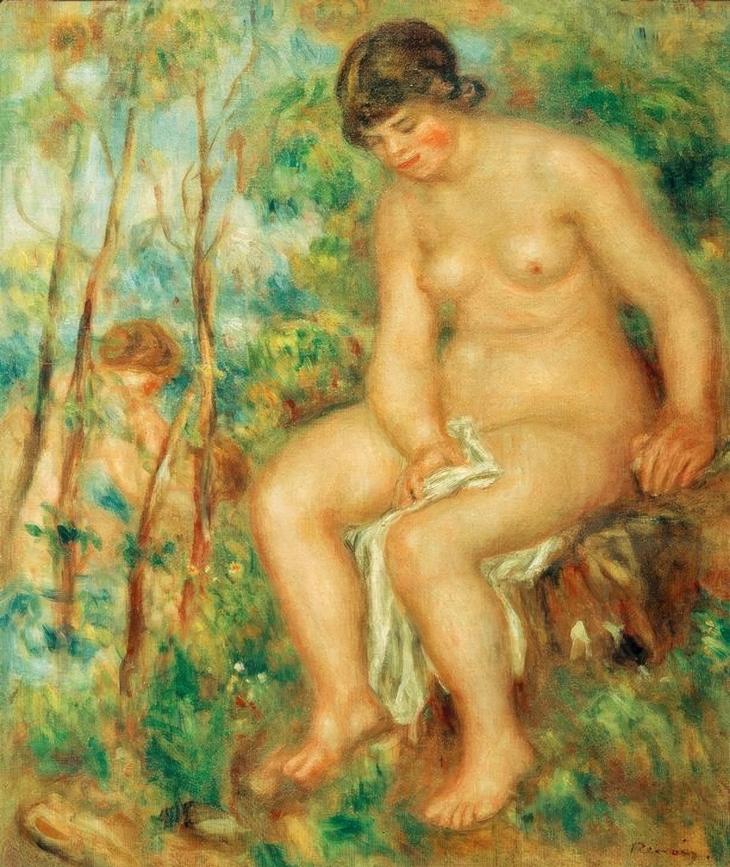 A fürdőző alkotó: Pierre Auguste Renoir