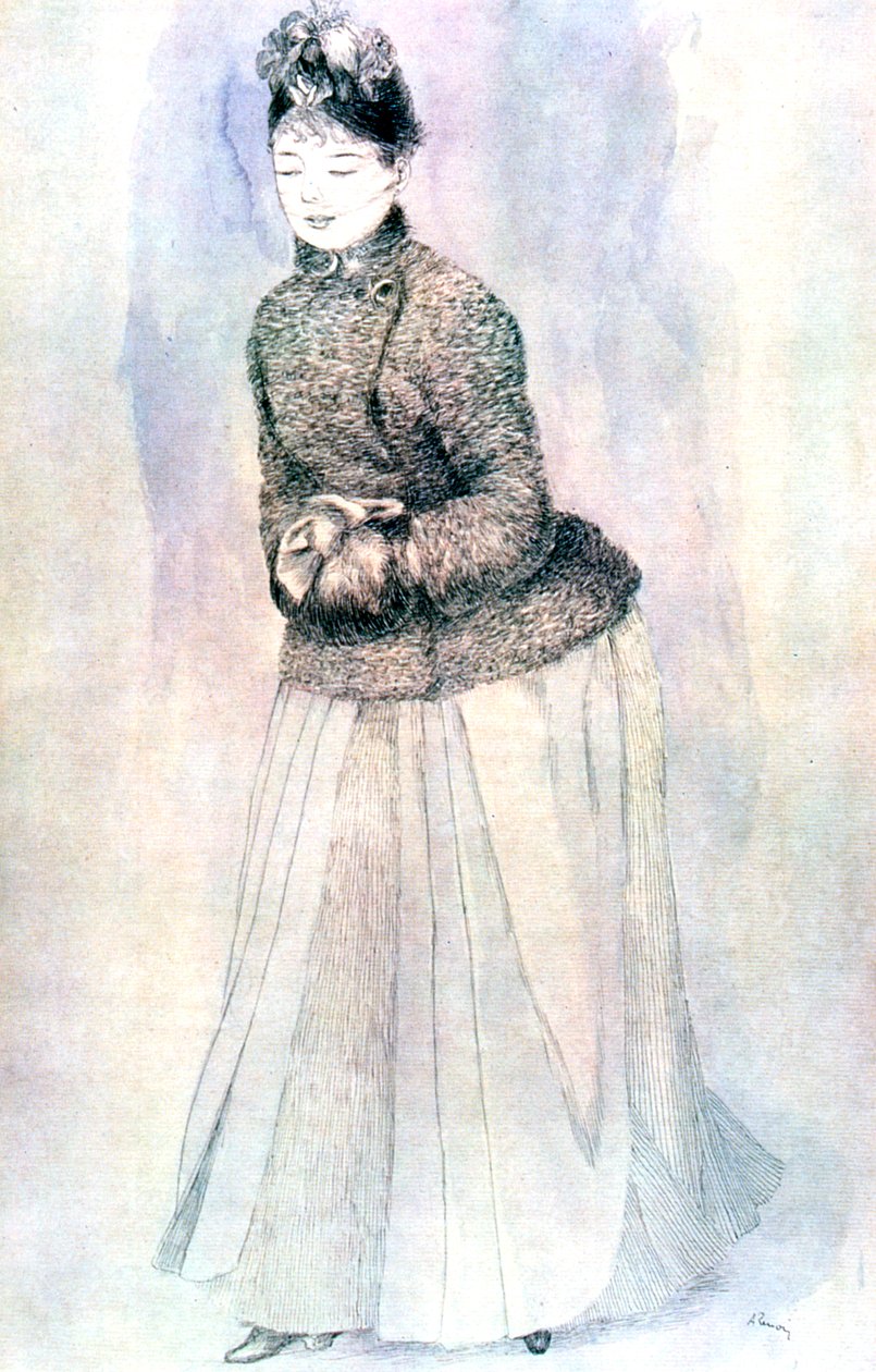 Női alak, XX. század alkotó: Pierre Auguste Renoir