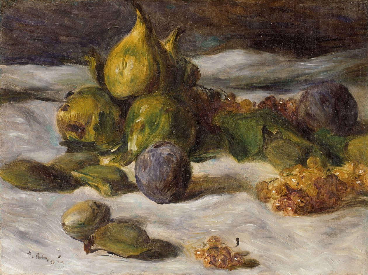 Gyümölcs csendélet (füge és ribizli) alkotó: Pierre Auguste Renoir